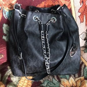 MK Monogram Black SatchelSOL SOLD SOLD